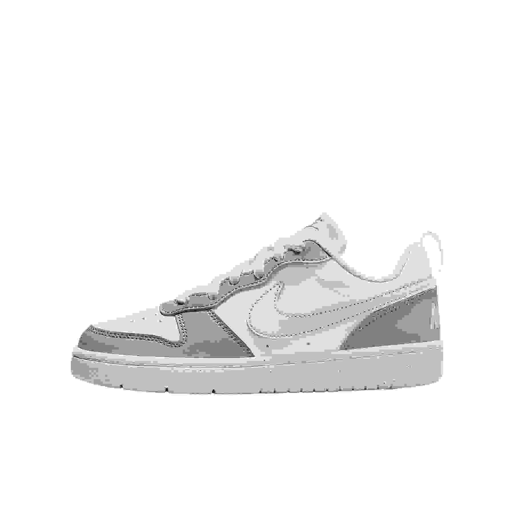 Nike Court Borough Low Recraft Grade School Girls' "White/Plum Fog/White/Venice" Shoe